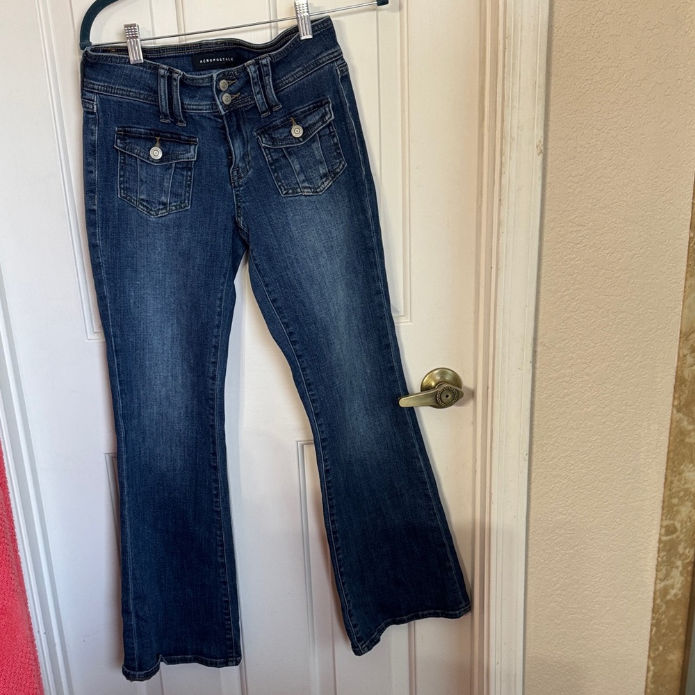 Aeropostale Dark Blue Bootcut Jeans